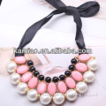 2014 jewelled beaded women vintage pearl collar necklace